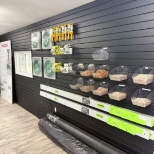 MR SLAT panels in Gray, White, Black