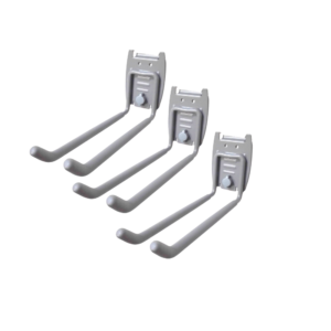 8 inch double slatwall hook for garage storage