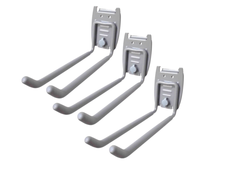 8 inch double slatwall hook for garage storage