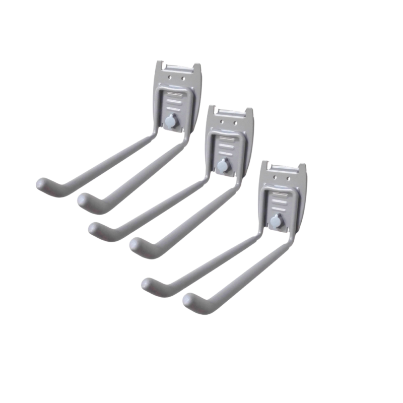 8 inch double slatwall hook for garage storage