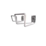 Garden hose and helmet hook mounted on MR SLAT slatwall, garage organization solution