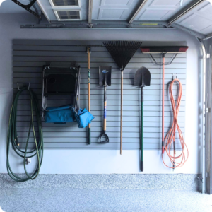 MR SLAT metal slatwall hook compatible with PVC slatwall panels