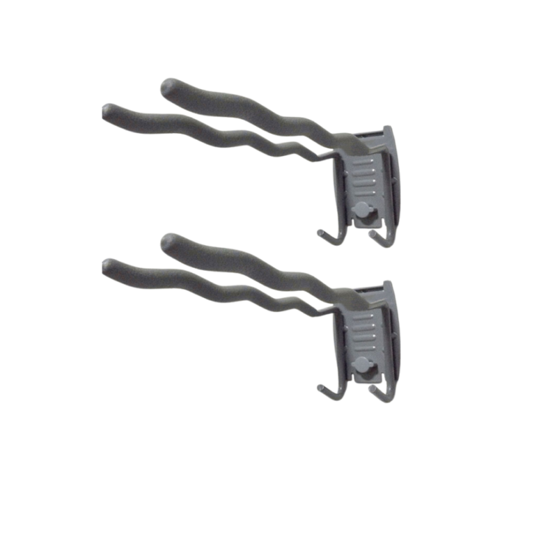 Multi-function hook for PVC slatwall – versatile garage storage hook 2 pack