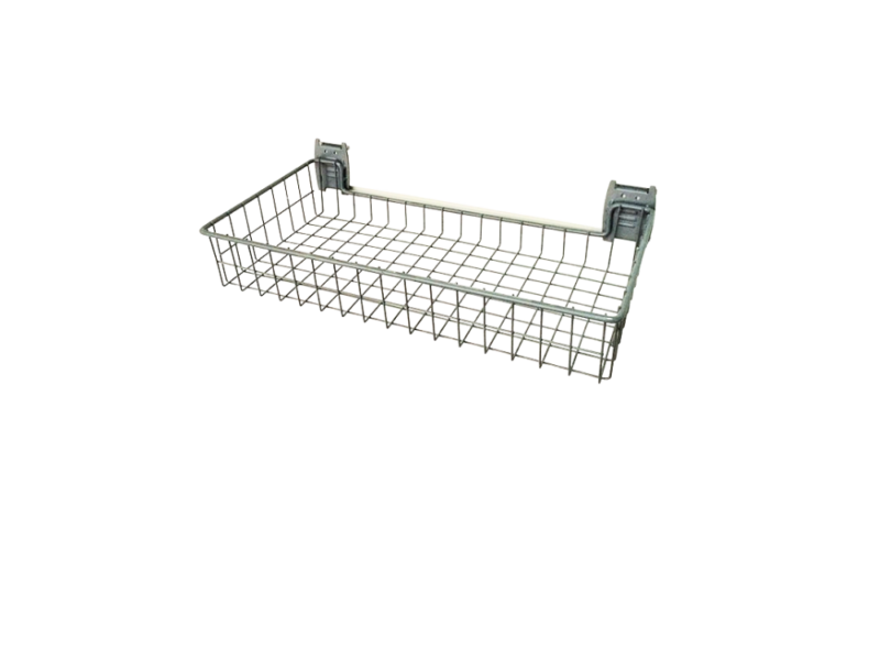 Shallow Metal Slatwall Basket